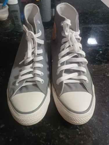 TÊNIS ALL STAR CONVERSE CINZA CANO ALTO