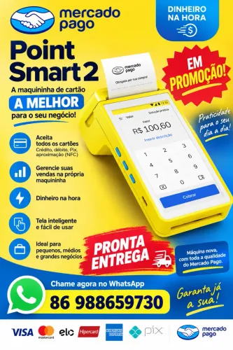 Máquina de cartão point smart 2