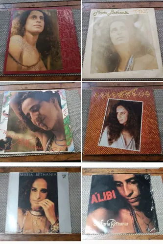 Lps Discos de vinil Maria Bethânia MPB Música brasileira