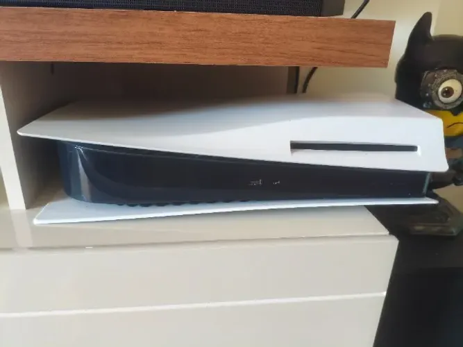 Playstation 5 melhor versão com mídia física perfeito com caixa sem detalhes e jogos