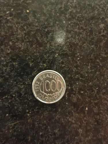 Moeda 1000 Cruzeiros 1992 acará 