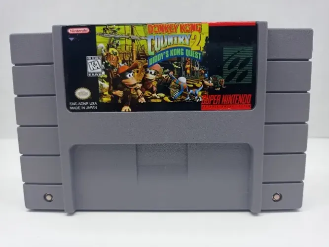 Fita / Cartucho Donkey Kong Country 2 em Português PT-BR para Super Nintendo Snes