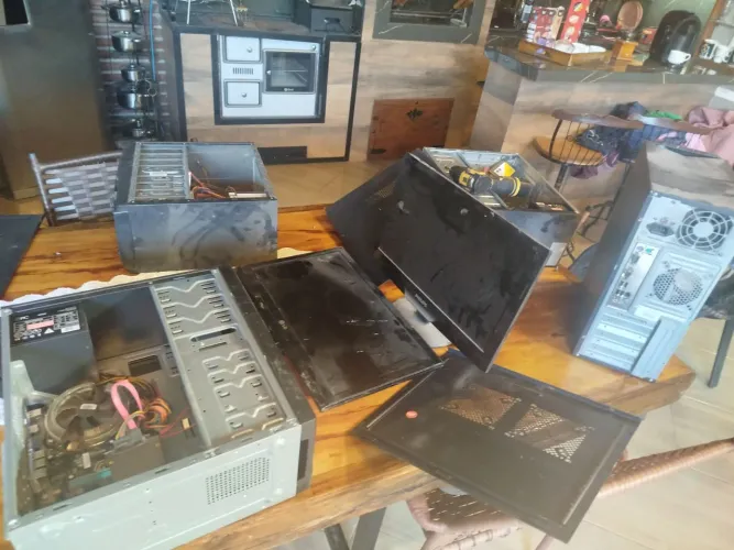 Lote de computador DDR3 e SSD