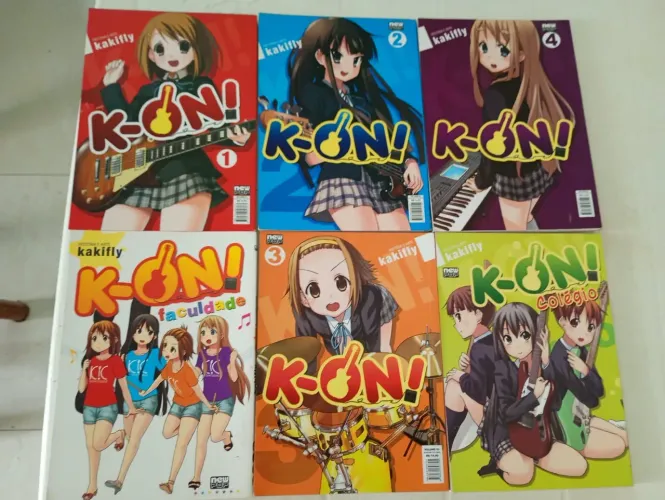 Mangás K-on Coleção completa+ colégio e faculdade