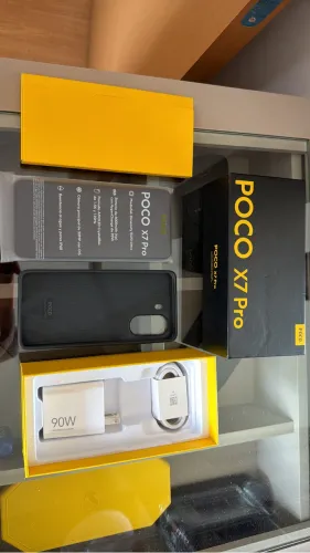 Vendo celular Poco X7 pró 256gb 8gb novo