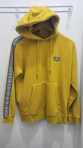 Moletom Amarelo Obey. Tam P - Veja As Medidas na Descrição