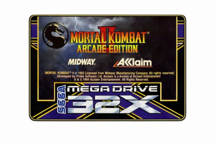 Mortal Kombat II 32X Arcade Edition Repro