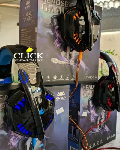 Headset Gamer Pc Fone Ouvido Xbox Ps4 Celular Usb Kp-455a