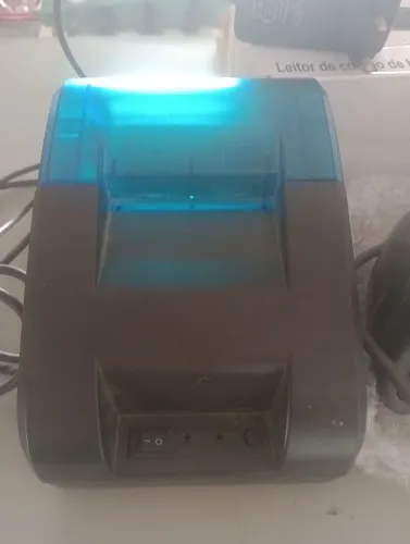 Impressora térmica e leitor de barras