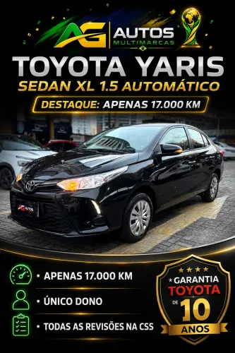 Toyota Yaris XL Sedan 1.5 Flex 16V 4P Aut. 2025