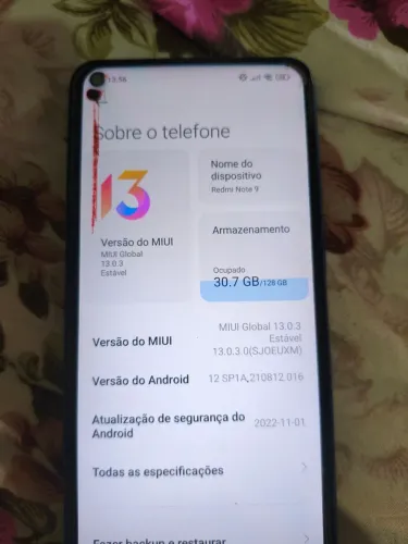 Venda de celular redimi note 9
