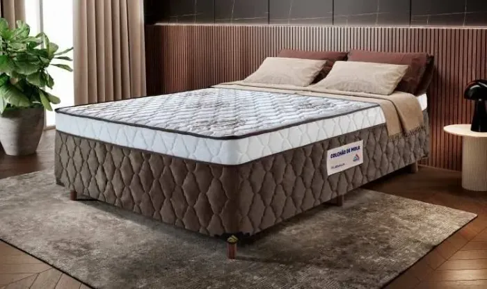 Cama Box Casal Plennus Molas Ensacadas ENTREGA-RAPIDA