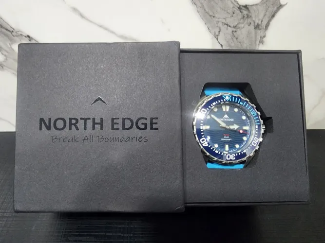 RELÓGIO NORTH EDGE TRITON SOLAR NOVO