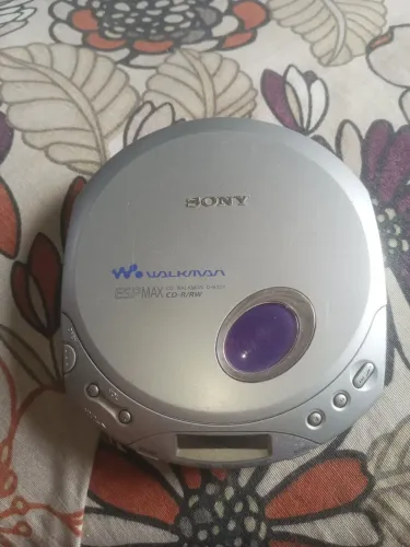 Discman Walkman Sony D-E351 Vintage - No Estado / Para Peças ou Conserto, LEIA O ANÚNCIO