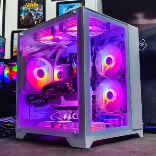PC Gamer Ryzen 5 5500 + RTX 5060 8GB, 16GB DDR4, 500GB SSD | Full RGB