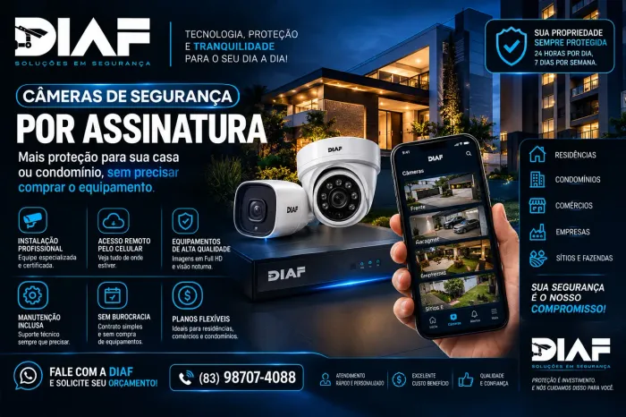 Câmeras por assinatura