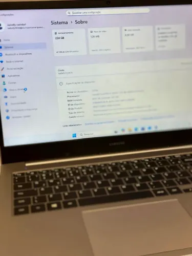 Modelo: Samsung Book 550XDA / 550XCR Processador: Intel Core i5 (11ª geração) 