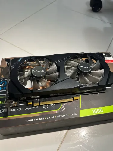 Placa de vídeo GALAX GTX 1660 6GB DDR5