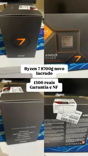 RYZEN 7 8700G NOVO LACRADO GARANTIA E NF