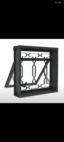 VITR0 MAXIM AR 60X60CM EM AÇO COM GRADE CORRENTE SEM VIDRO RAMASSOL