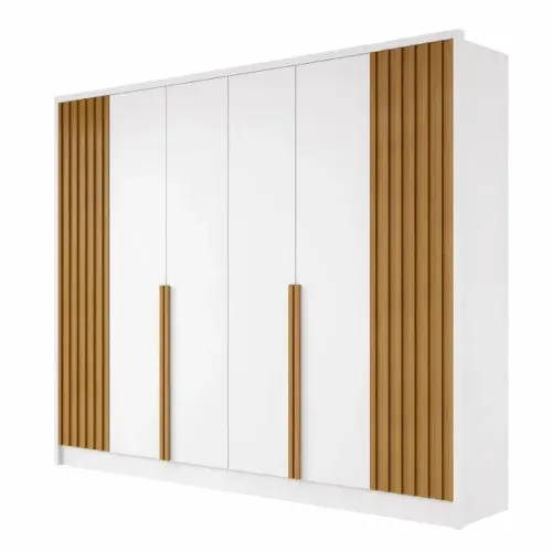 Guarda-Roupa 6 Portas Ripado Guarani