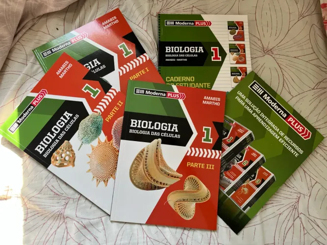 Coleção Biologia Moderna PLUS completa Parte I II e III | ENEM/Vestibulares/Medicina