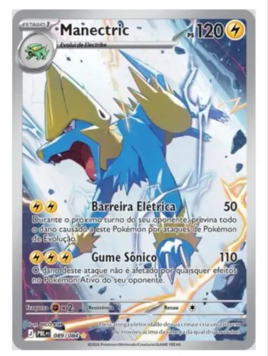 Manectric (089/084) Ultra Rara De Arte Especial Em Pt