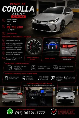 Toyota Corolla XEI 2.0 Flex 16V Aut. 2024
