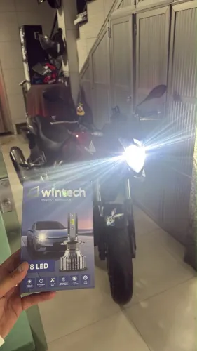 Lampada led de farol 15 mil lumens ja com instalação
