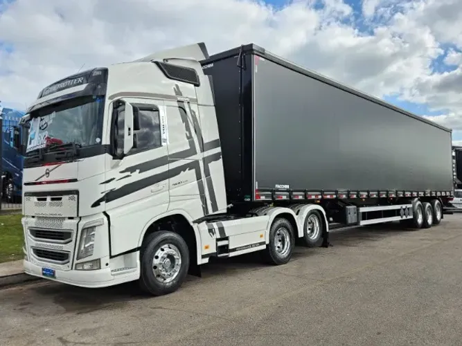 Volvo FH 460 6x2 Globetrotter Ano 2021 Plano Ouro Freio Sider Facchini Ano 26 0km 30 plts 