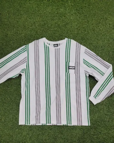 Camiseta High Tam XL Masculino listrada Manga Longa Usada Original