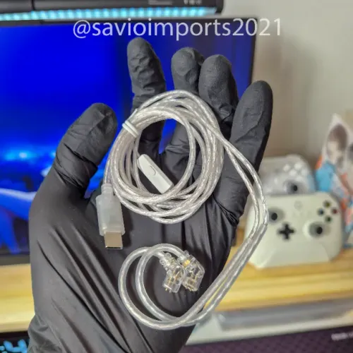 Cabo KZ Tipo-C para Fones KZ e Compatíveis