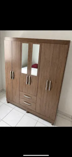 Guarda Roupa Casal 6 Portas Novo