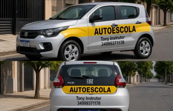 Aulas de direção na promoção 