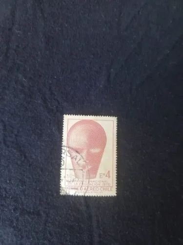 Selo Ano Internacional de La Educacion Chile 1970