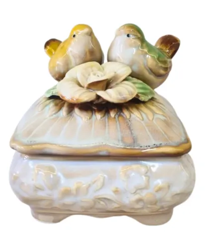 Porta Joia Porcelana 15x15