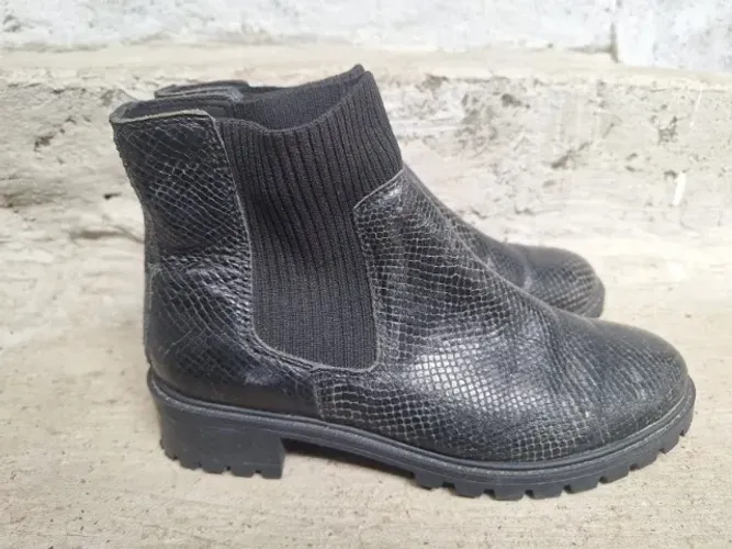 bota cano baixo preta 37