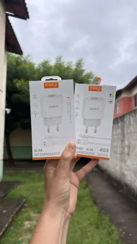 Carregador de Celular V8 ou Tipo C Turbo 30w 6.1A aGold 
