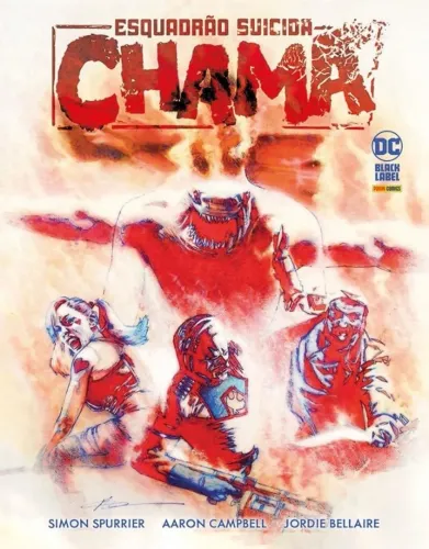 História em Quadrinhos (HQ) Esquadrão Suicida: Chamas (Novo - Lacrado) Capa Dura - Aaron C