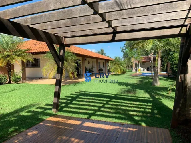 Chácara com 3 dormitórios para alugar, 2000 m² por R$ 5.500,00/mês - Gleba Ribeirão Cafeza