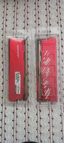 Kit 16GB (2x8GB) Memória RAM Gamer JUHOR DDR3 1600MHz com Dissipador - Usadas