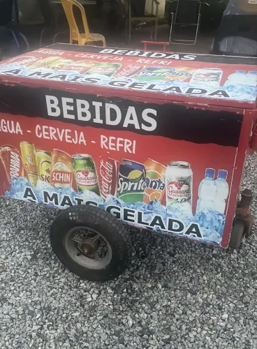 Carrinho para venda de bebidas SF/ SC