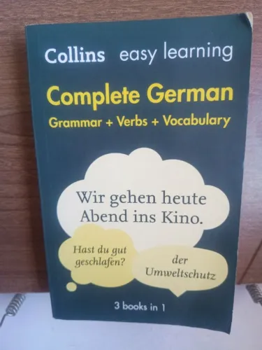 Livro Collins Complete German - Grammar + Verbs + Vocabulary