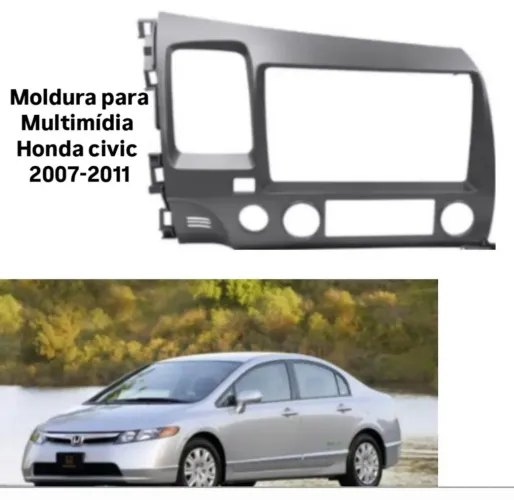 Moldura para multimidia Honda civic