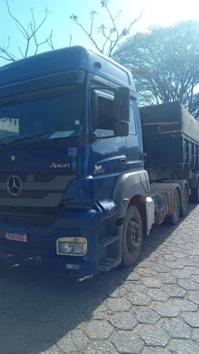MB Axor 2644 2014 / Carreta basculante caçamba Vanderleia Rossetti 2013