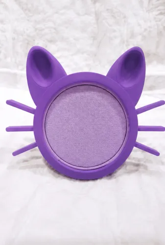 Capa para Echo Pop com estampa de gatinho