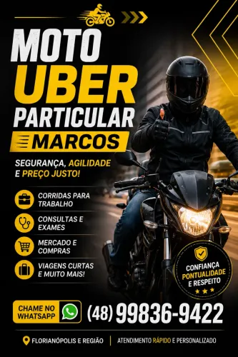 Motoboy e moto Uber 