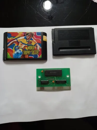 Jogo mega drive world trophy Soccer