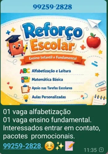 REFORÇO ESCOLAR 