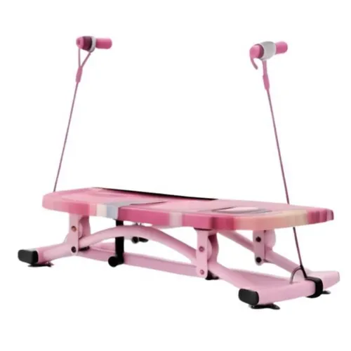 Prancha de Equilíbrio Mini Stepper para Adultos com Faixas de Resistência